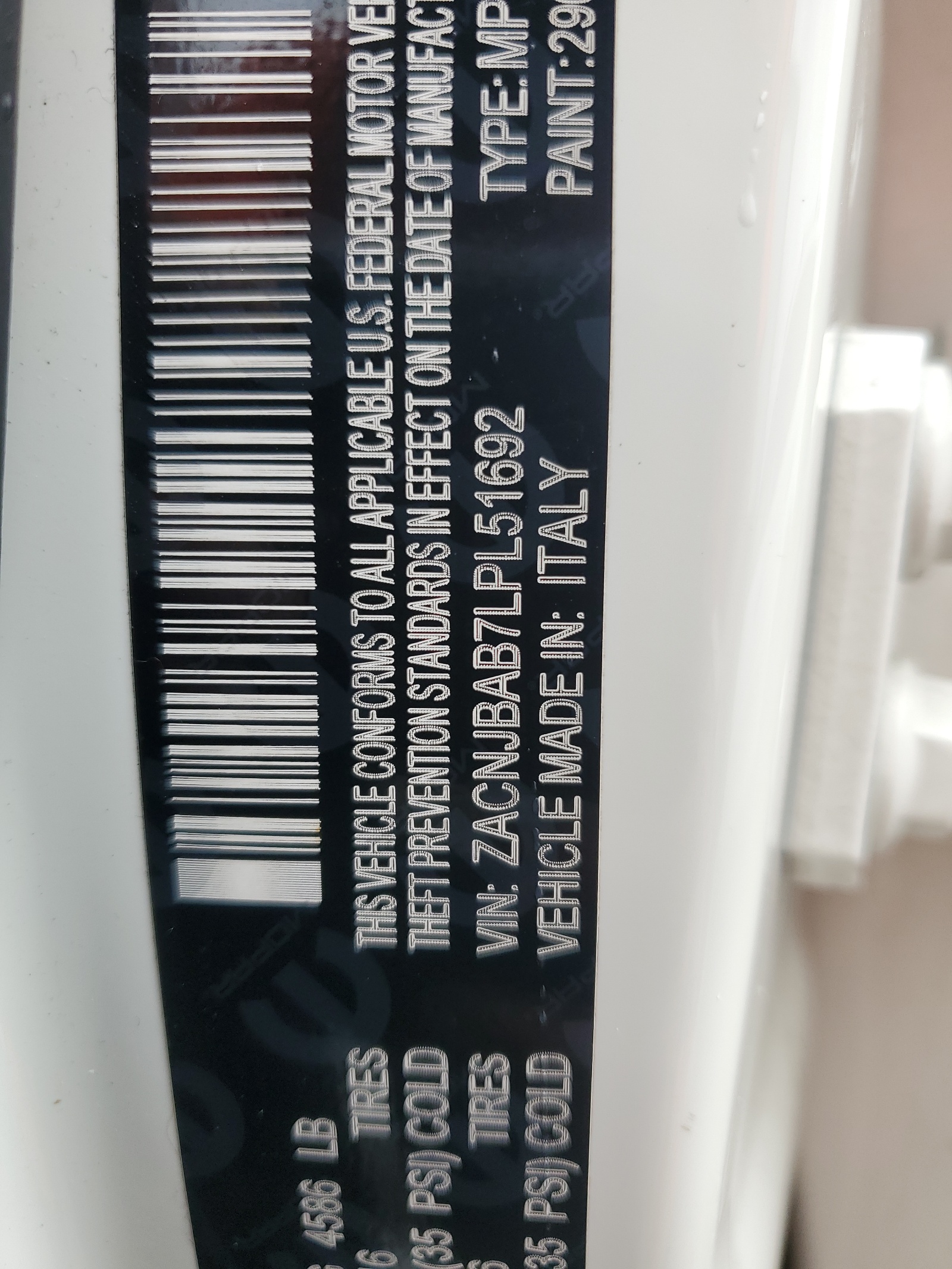 ZACNJBAB7LPL51692 2020 Jeep Renegade Sport