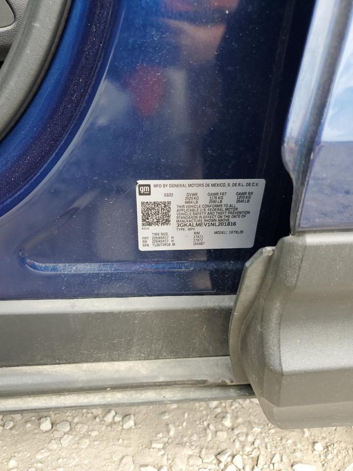 2022 GMC Terrain Sle VIN: 3GKALMEV1NL201816 Lot: 67040164