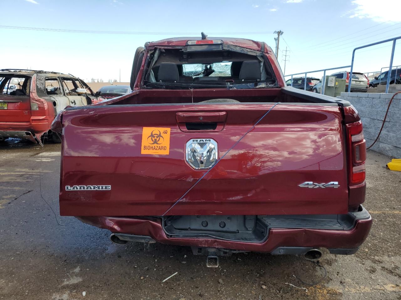 2019 Ram 1500 Laramie VIN: 1C6SRFJT2KN772619 Lot: 67507664