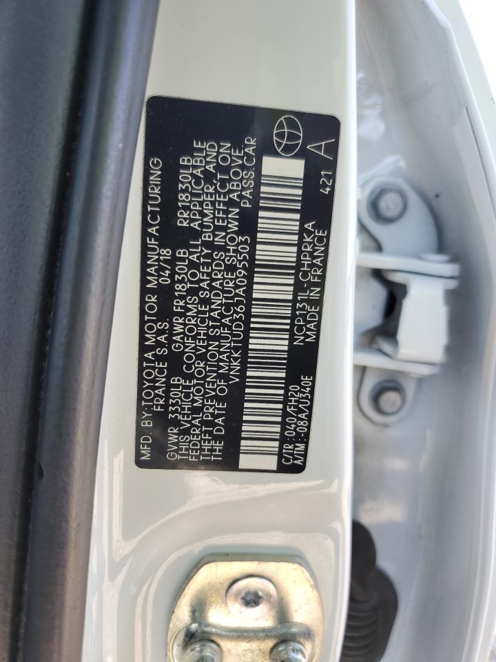 VNKKTUD36JA095503 2018 Toyota Yaris L