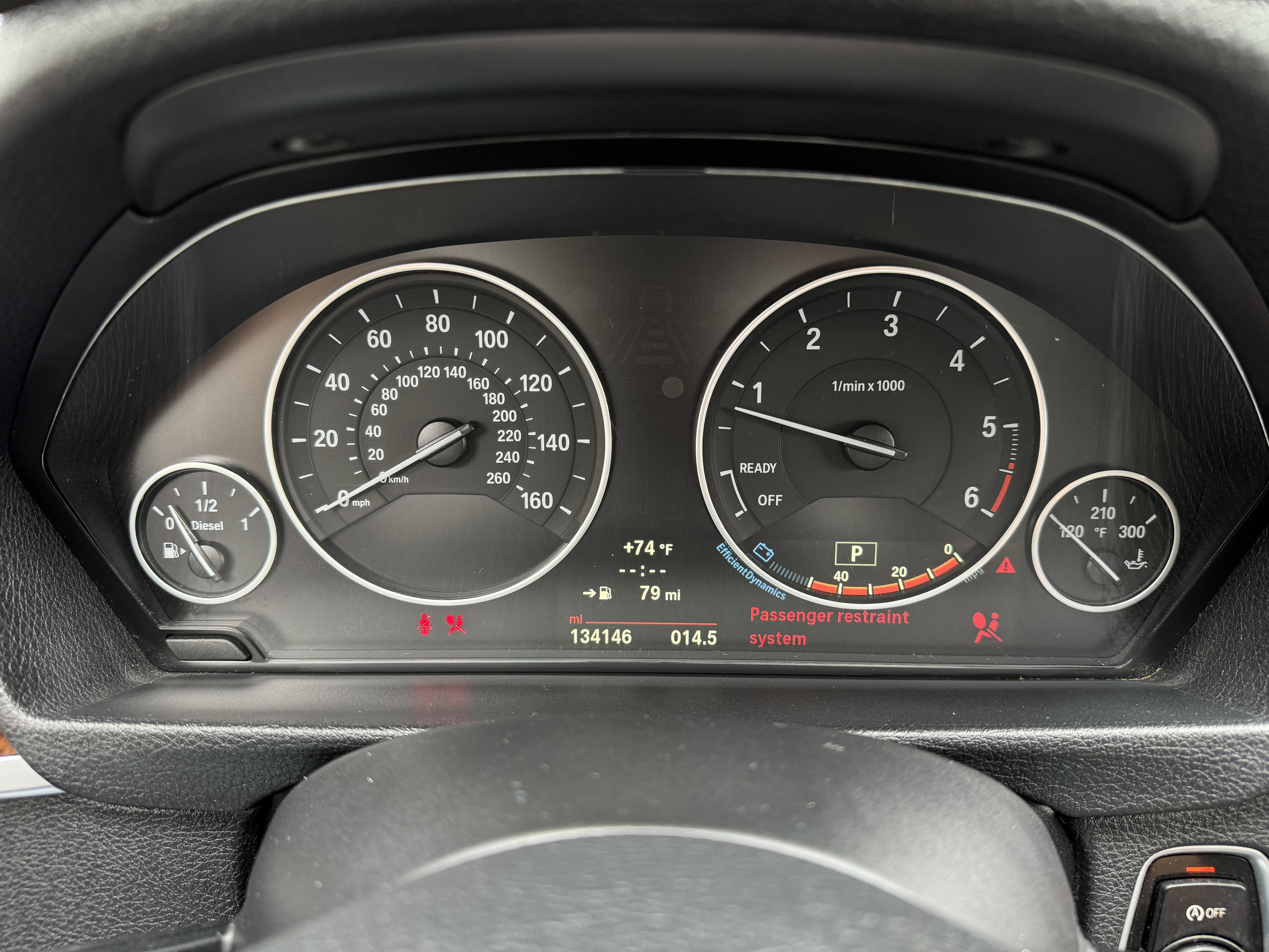 WBA3D5C53EKX98508 2014 BMW 328 D xDrive