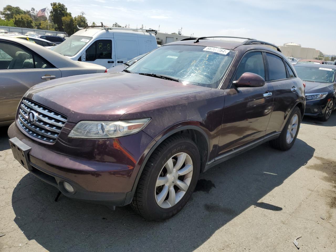 2004 Infiniti Fx35 VIN: JNRAS08W04X215365 Lot: 66360864
