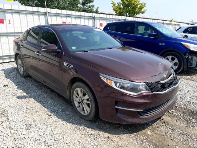  KIA OPTIMA 2016 Бургунди