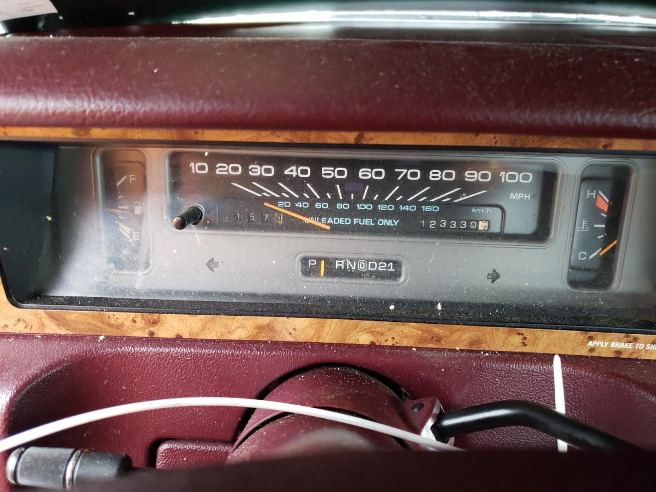 1993 Chevrolet Caprice Classic VIN: 1G1BL53E3PR142247 Lot: 65571124