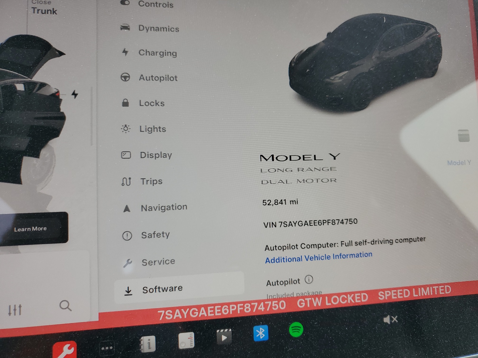 7SAYGAEE6PF874750 2023 Tesla Model Y