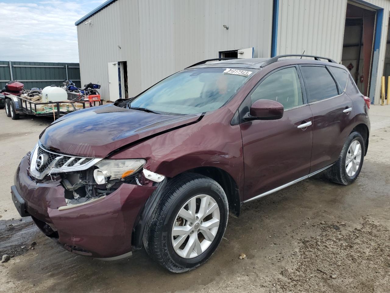 JN8AZ1MW3EW523990 2014 Nissan Murano S