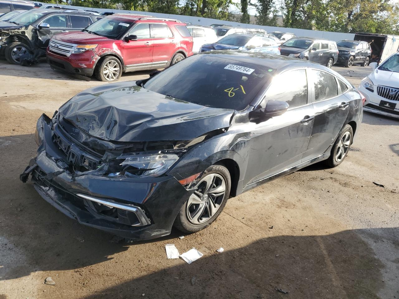 2HGFC2F66KH532801 2019 HONDA CIVIC - Image 1