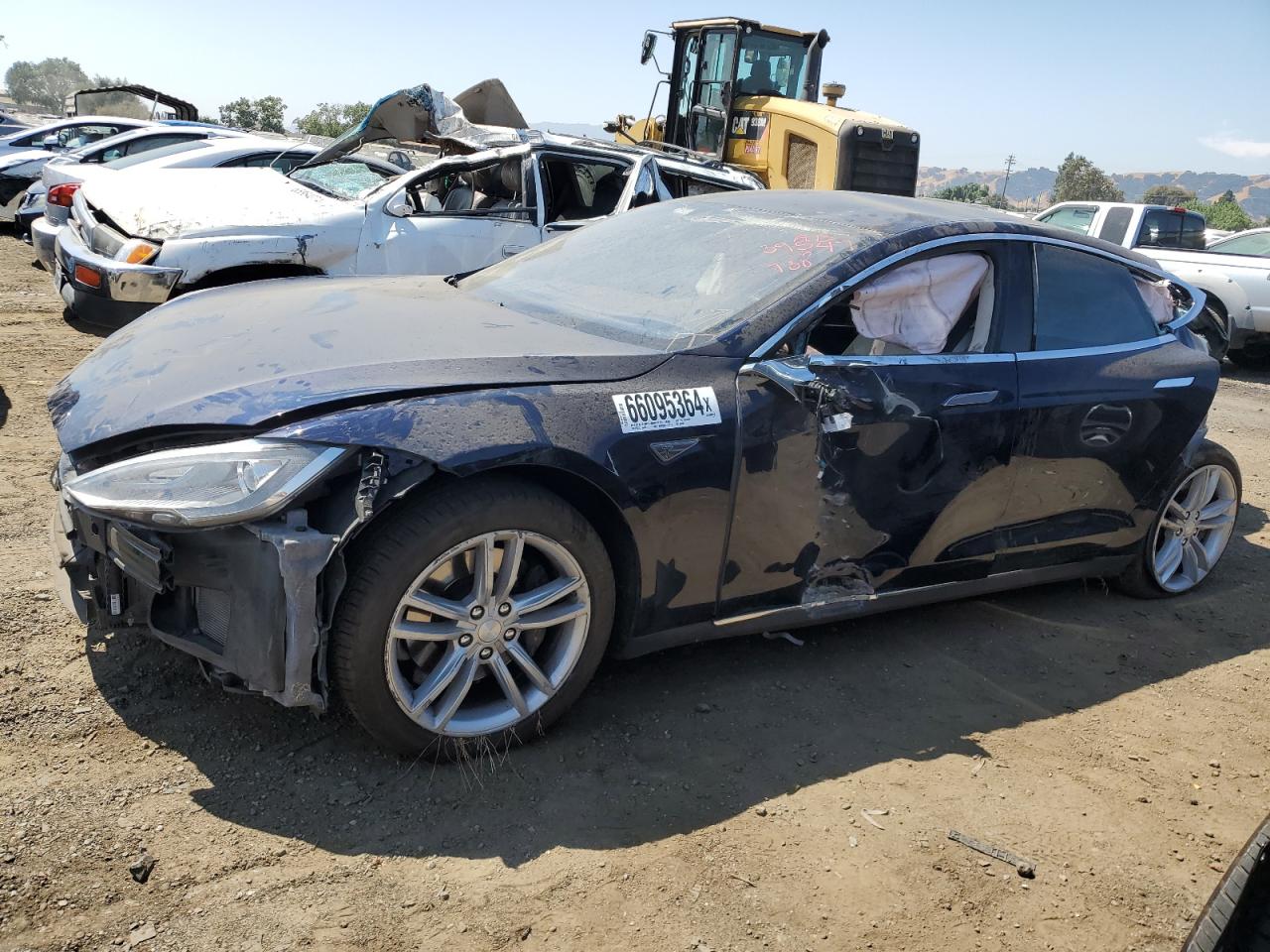 VIN 5YJSA1H12EFP61596 2014 TESLA MODEL S no.1