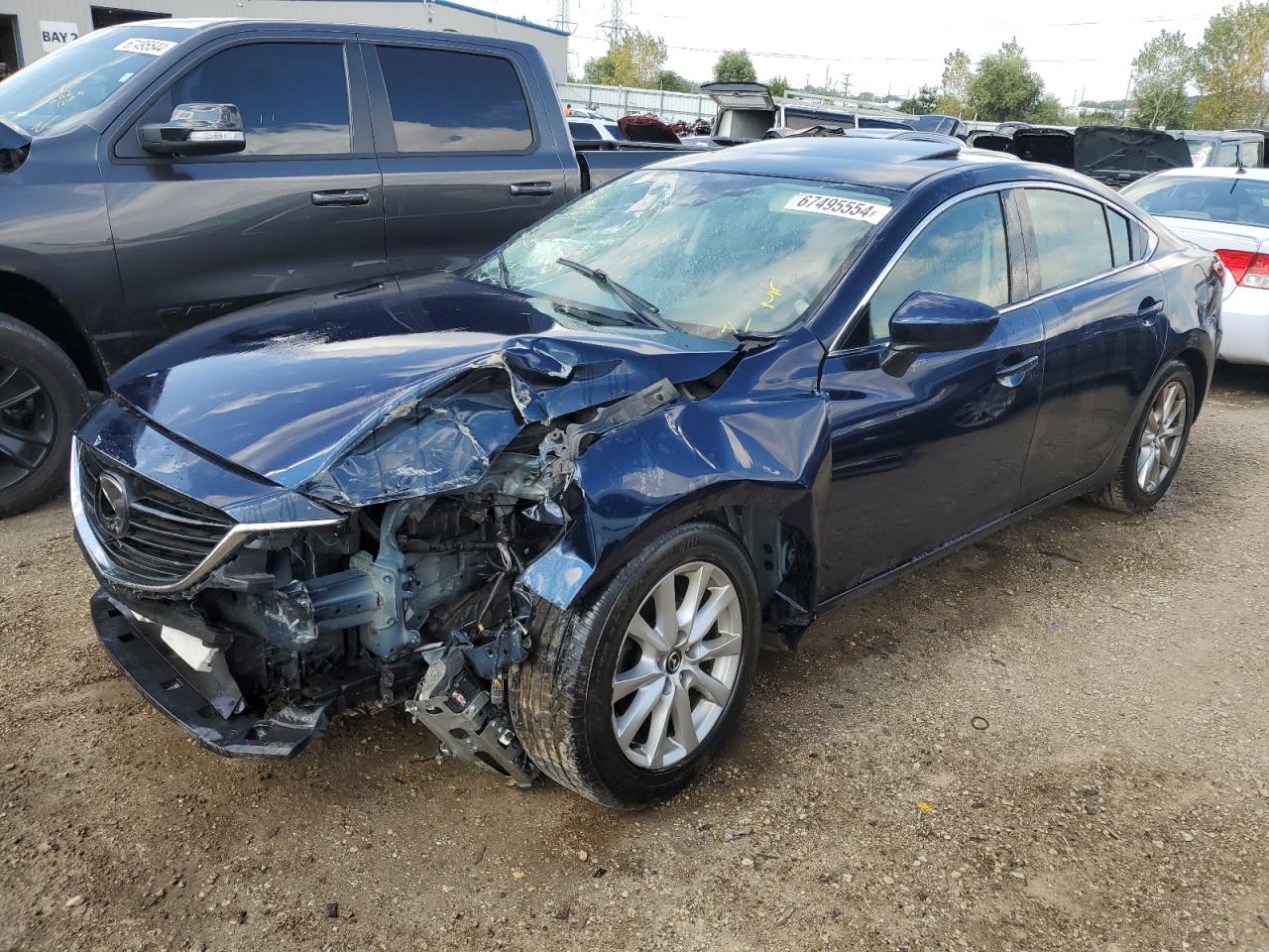 2015 Mazda 6 Grand Touring en Venta en Elgin, IL - Front End