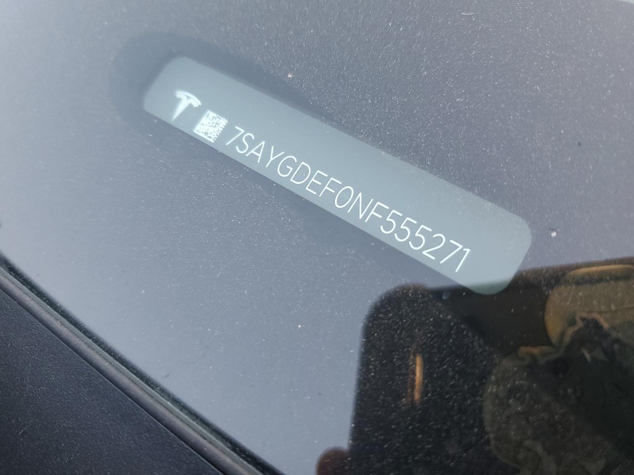 7SAYGDEF0NF555271 2022 Tesla Model Y