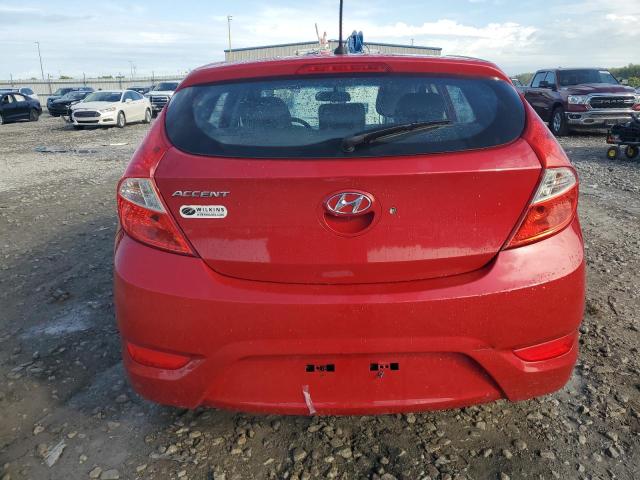  HYUNDAI ACCENT 2012 Czerwony