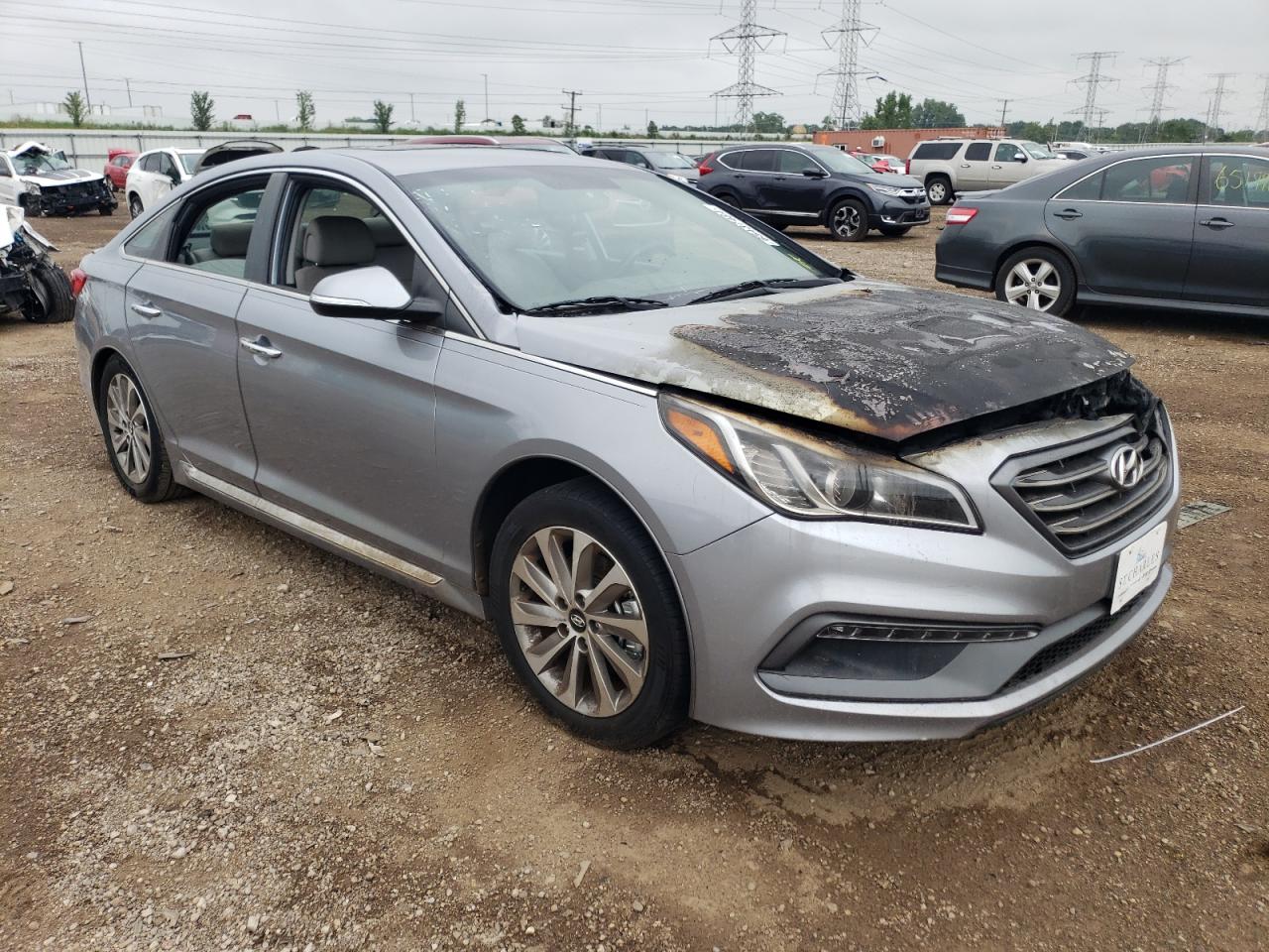 VIN 5NPE34AF9FH222829 2015 HYUNDAI SONATA no.4