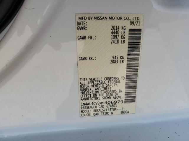 1N4AL4CV9MN406979 Nissan Altima SR 12