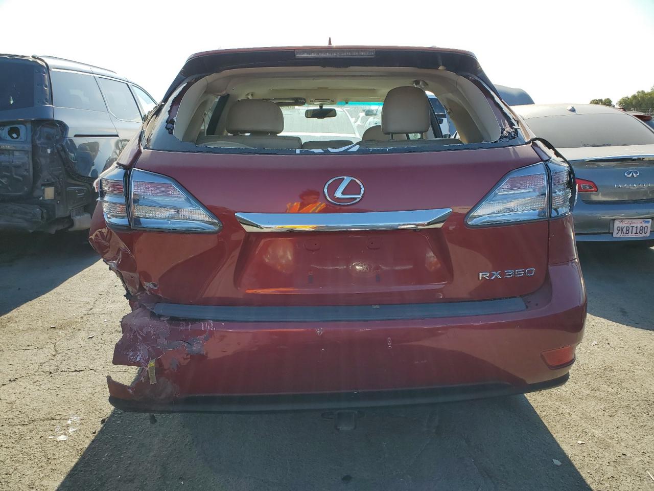 2012 Lexus Rx 350 VIN: 2T2ZK1BA5CC073724 Lot: 65585654