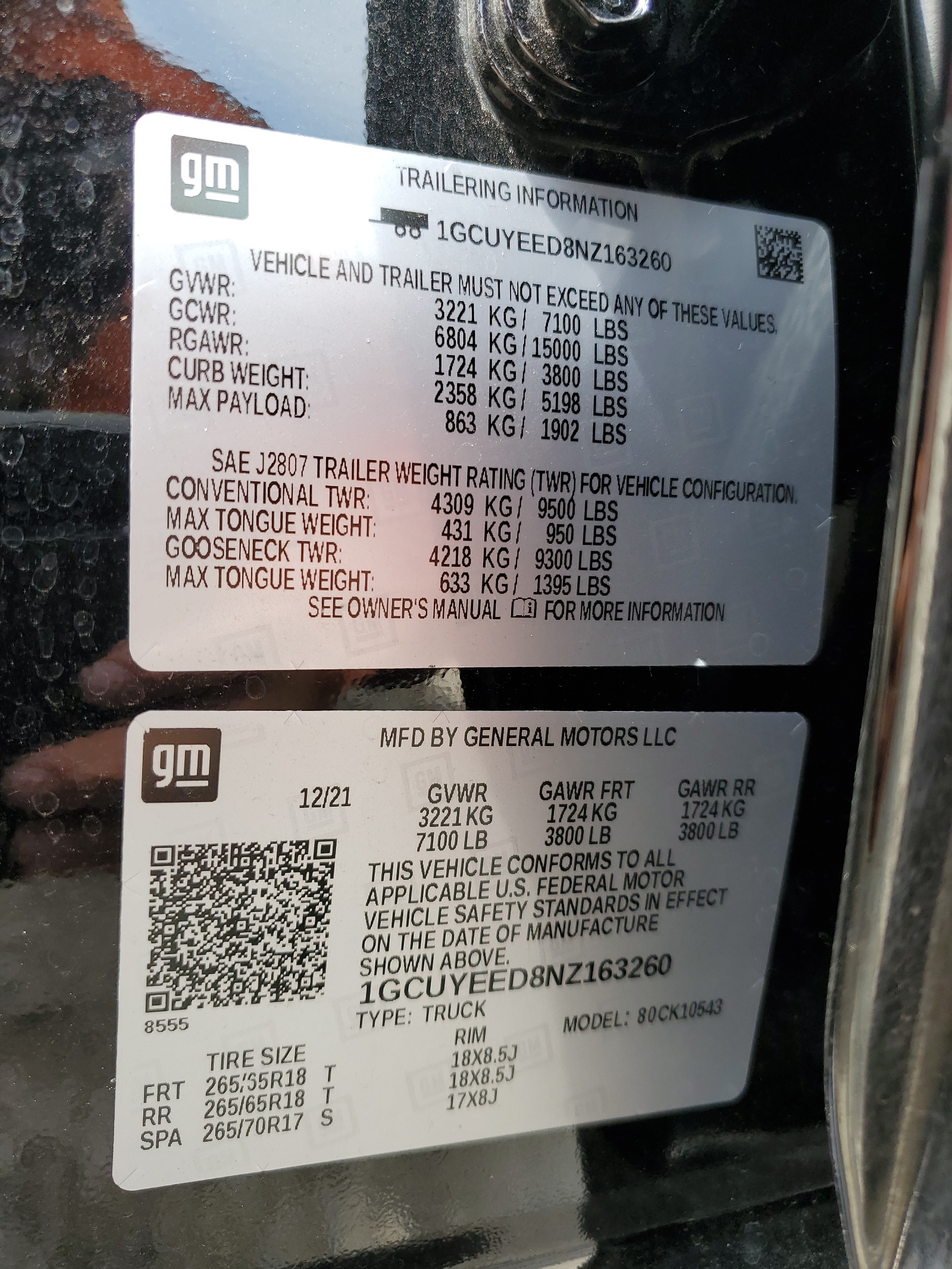 1GCUYEED8NZ163260 2022 Chevrolet Silverado Ltd K1500 Rst