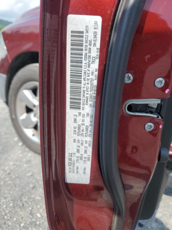 2016 Ram 1500 Slt VIN: 3C6RR7LT5GG207797 Lot: 65918184