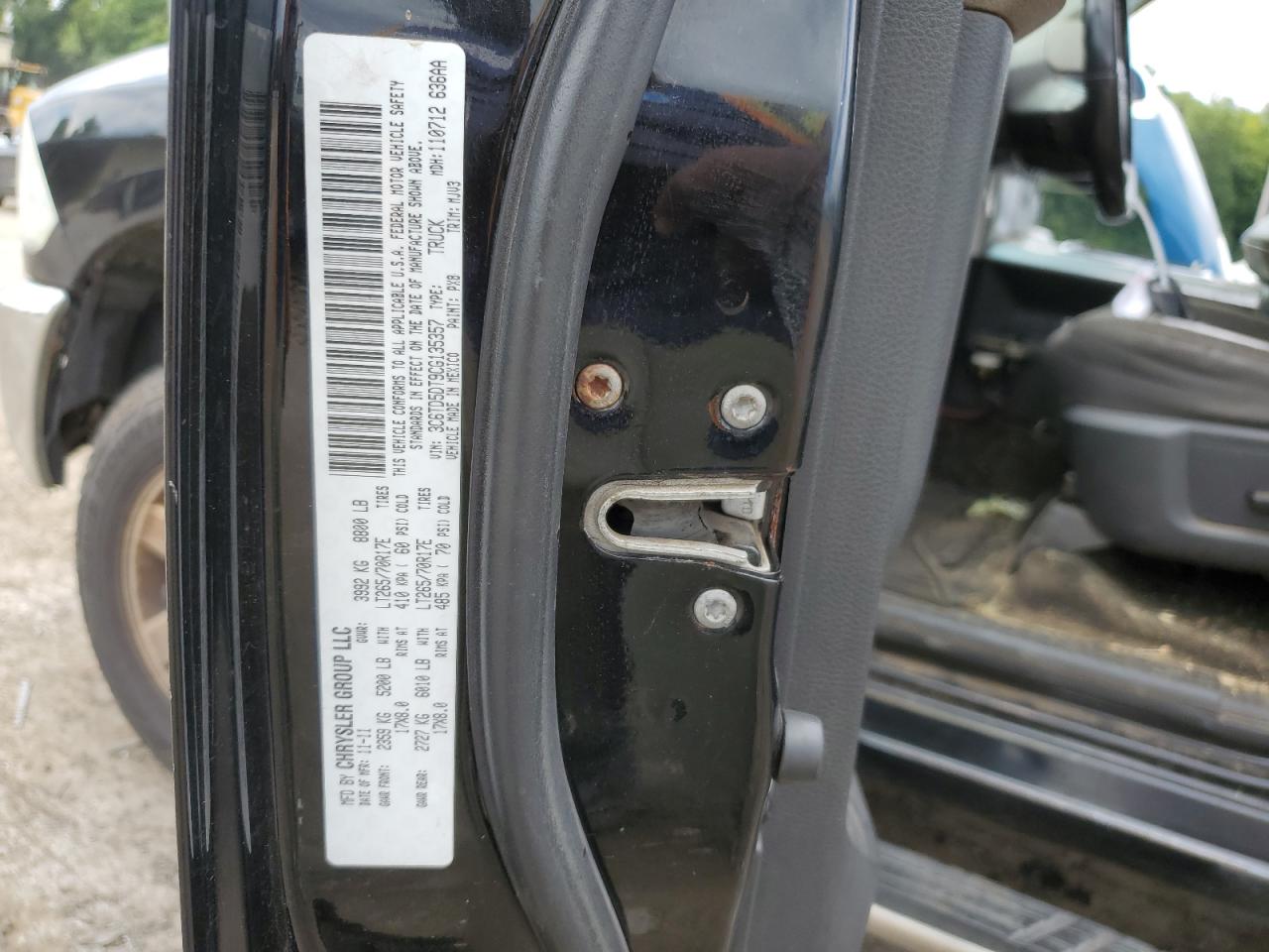 2012 Dodge Ram 2500 Slt VIN: 3C6TD5DT9CG135357 Lot: 68433954