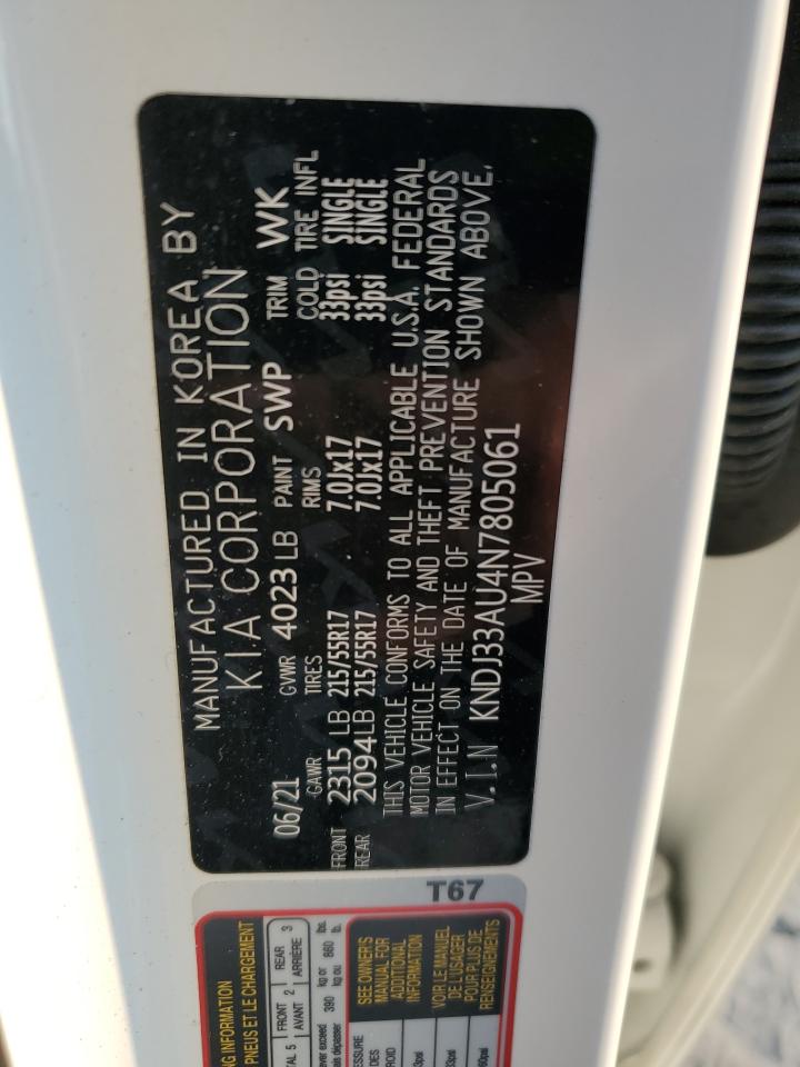 2022 Kia Soul Ex VIN: KNDJ33AU4N7805061 Lot: 66609294