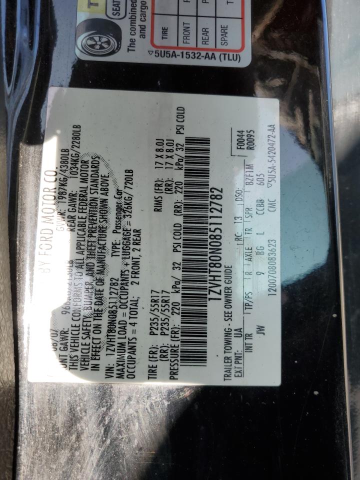 1ZVHT80N085112782 2008 Ford Mustang