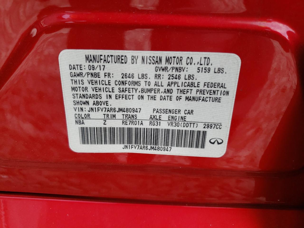 2018 Infiniti Q50 - Image 14
