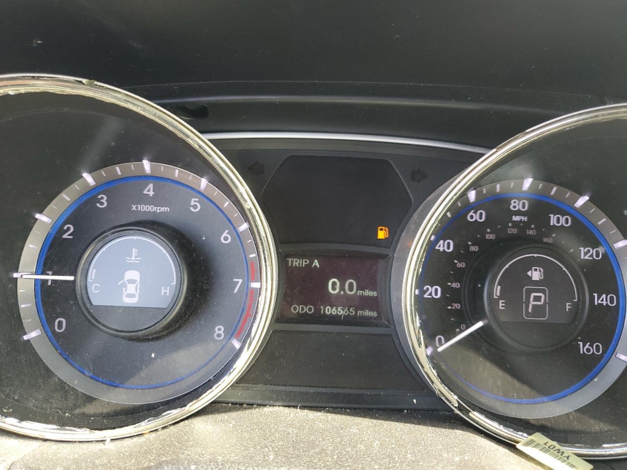 2013 Hyundai Sonata Gls VIN: 5NPEB4AC1DH575815 Lot: 65837004