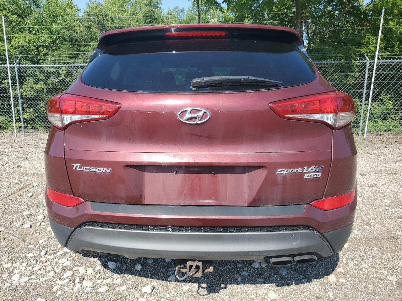 KM8J3CA28GU147386 2016 Hyundai Tucson Limited