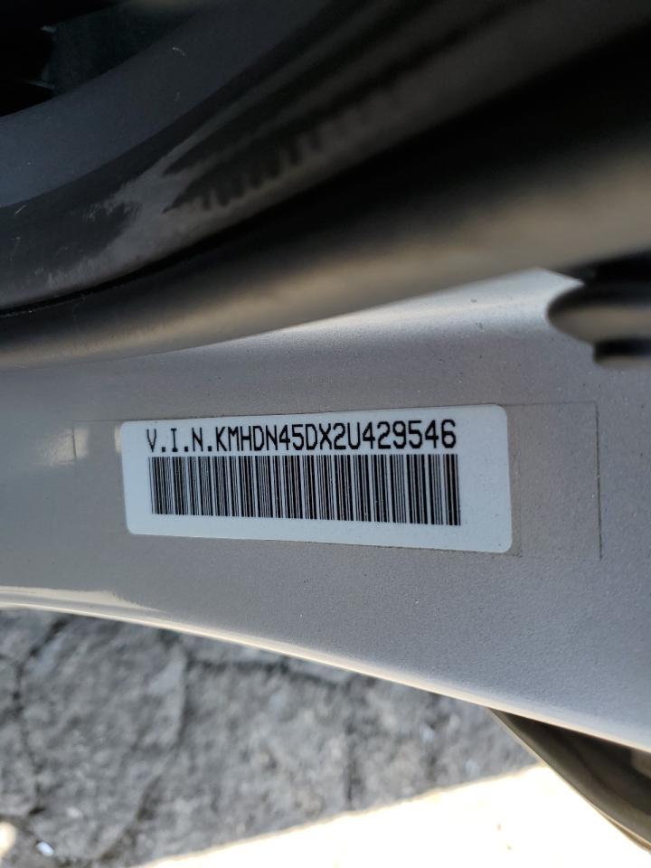 KMHDN45DX2U429546 2002 Hyundai Elantra Gls