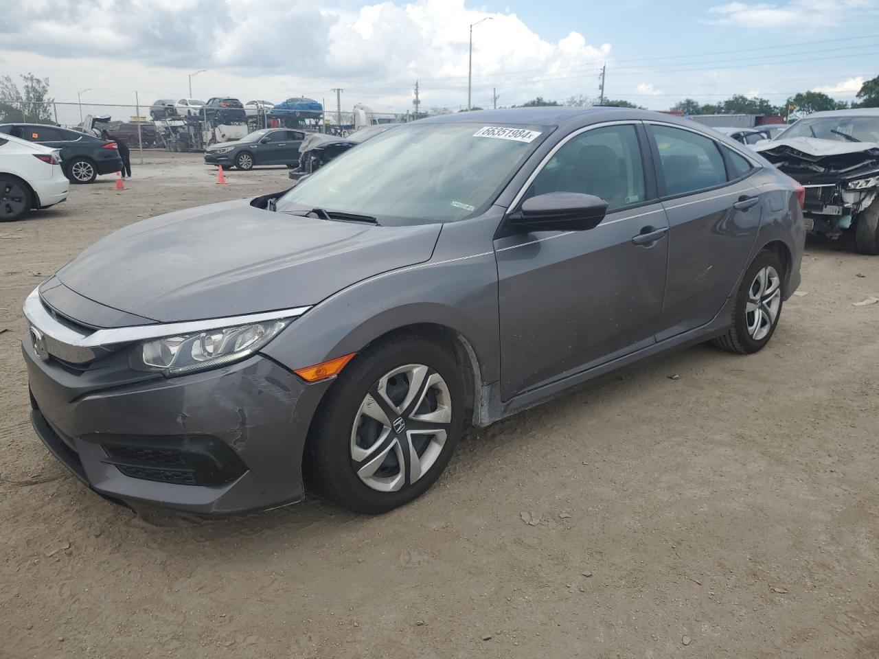 2018 Honda Civic Lx VIN: 19XFC2F56JE034176 Lot: 66351984