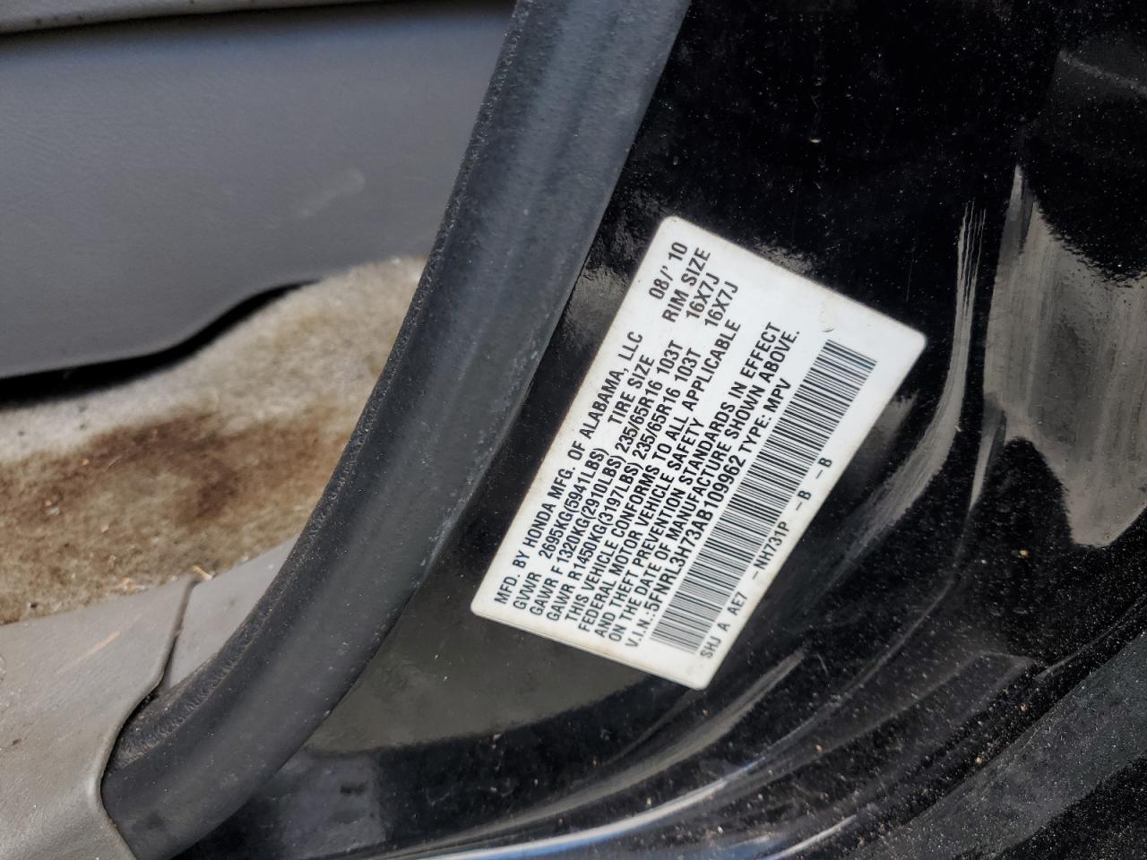 2010 Honda Odyssey - Image 13