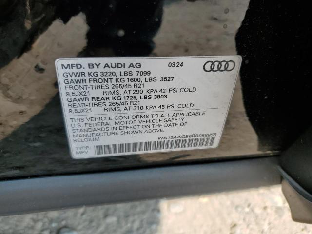 WA15AAGE6RB058958 Audi Q8 E-Tron  13