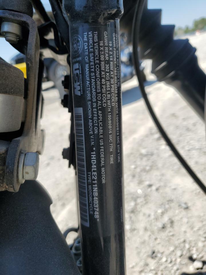 2022 Harley-Davidson Xl883 N VIN: 1HD4LE211NB403748 Lot: 66114354