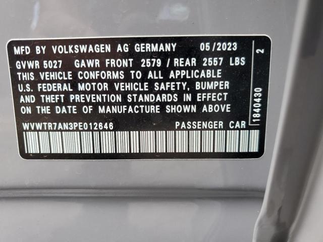 WVWTR7AN3PE012646 Volkswagen Arteon SEL 13