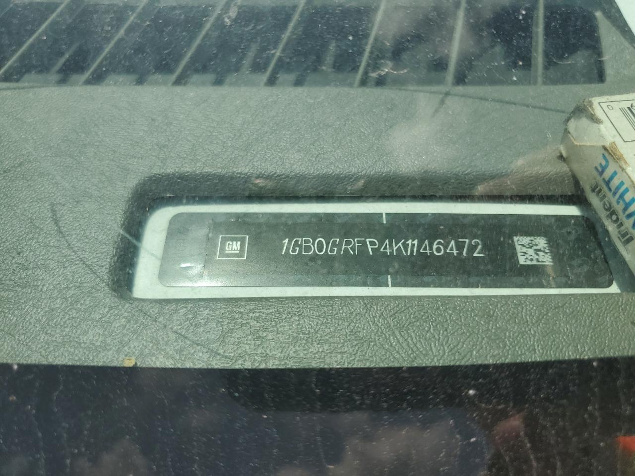 2019 Chevrolet Express G3500 VIN: 1GB0GRFP4K1146472 Lot: 61683904