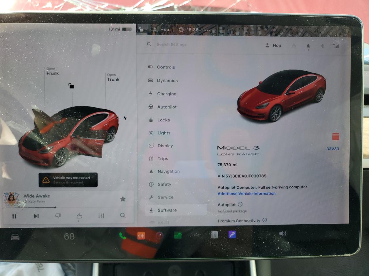 2018 Tesla Model 3 VIN: 5YJ3E1EA0JF030785 Lot: 66399994