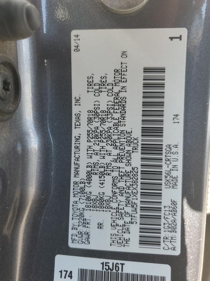 5TFUW5F1XEX382825 2014 Toyota Tundra Double Cab Sr