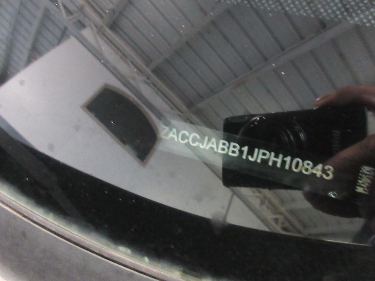 2018 Jeep Renegade Latitude VIN: ZACCJABB1JPH10843 Lot: 67936834