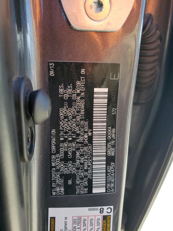 2014 Toyota 4Runner Sr5 VIN: JTEBU5JR5E5155267 Lot: 67368604