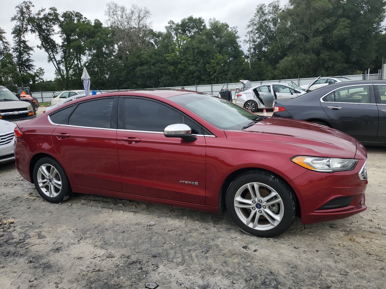 3FA6P0LU2JR235575 2018 Ford Fusion Se Hybrid