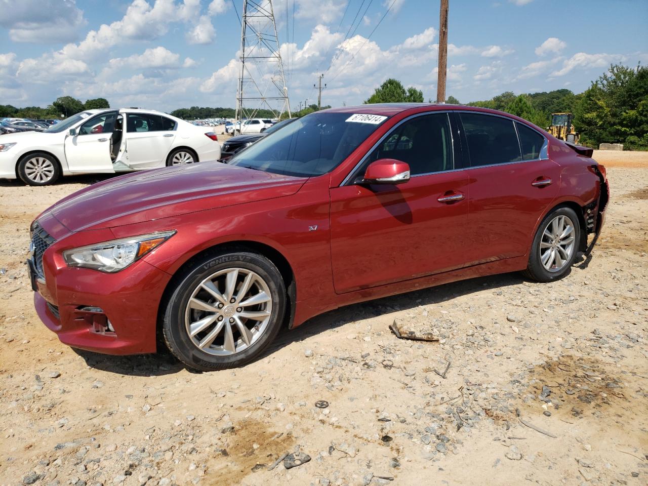 VIN JN1BV7AR9EM696599 2014 INFINITI Q50 no.1