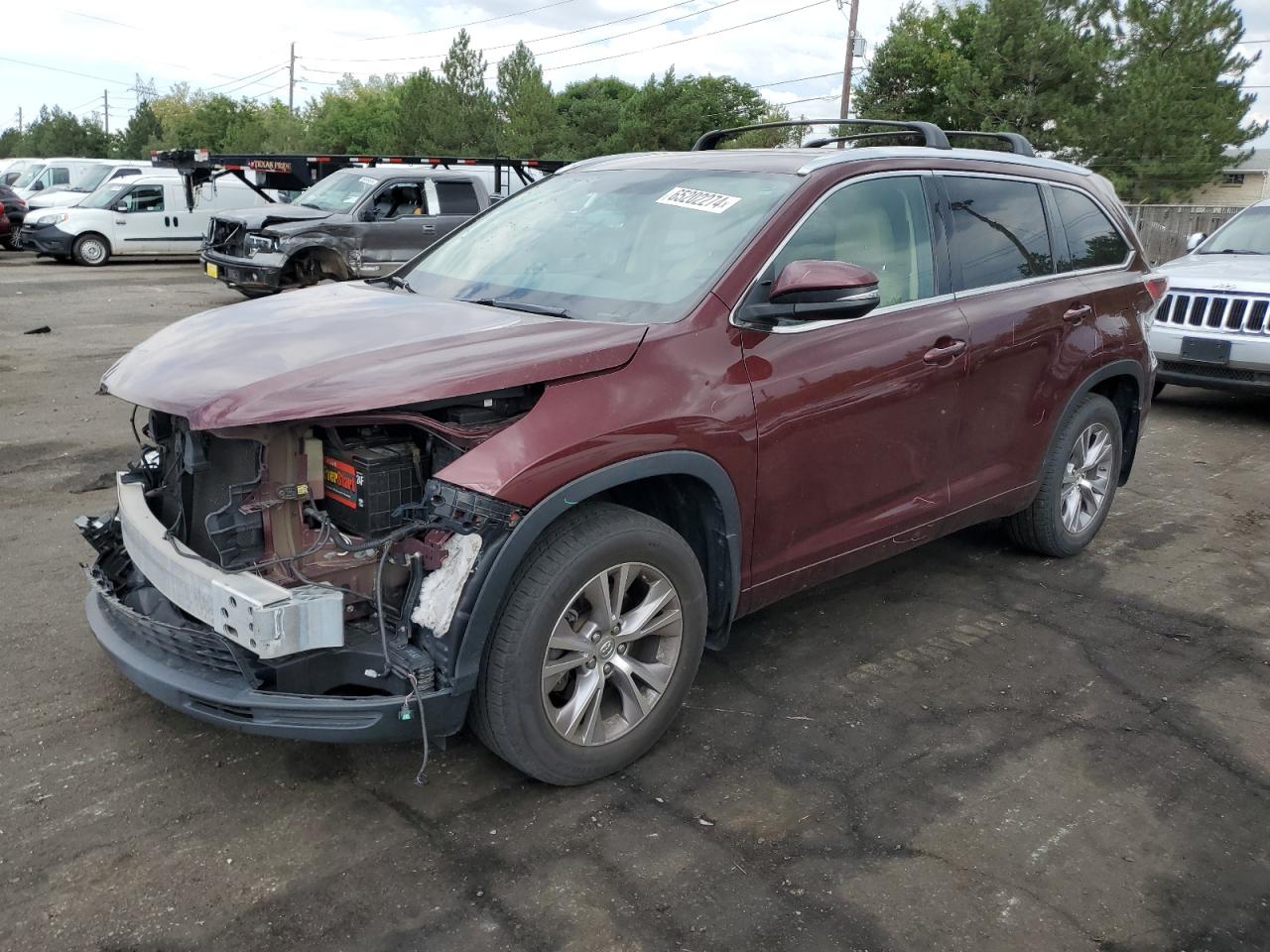 5TDJKRFH6FS223973 2015 TOYOTA HIGHLANDER - Image 1