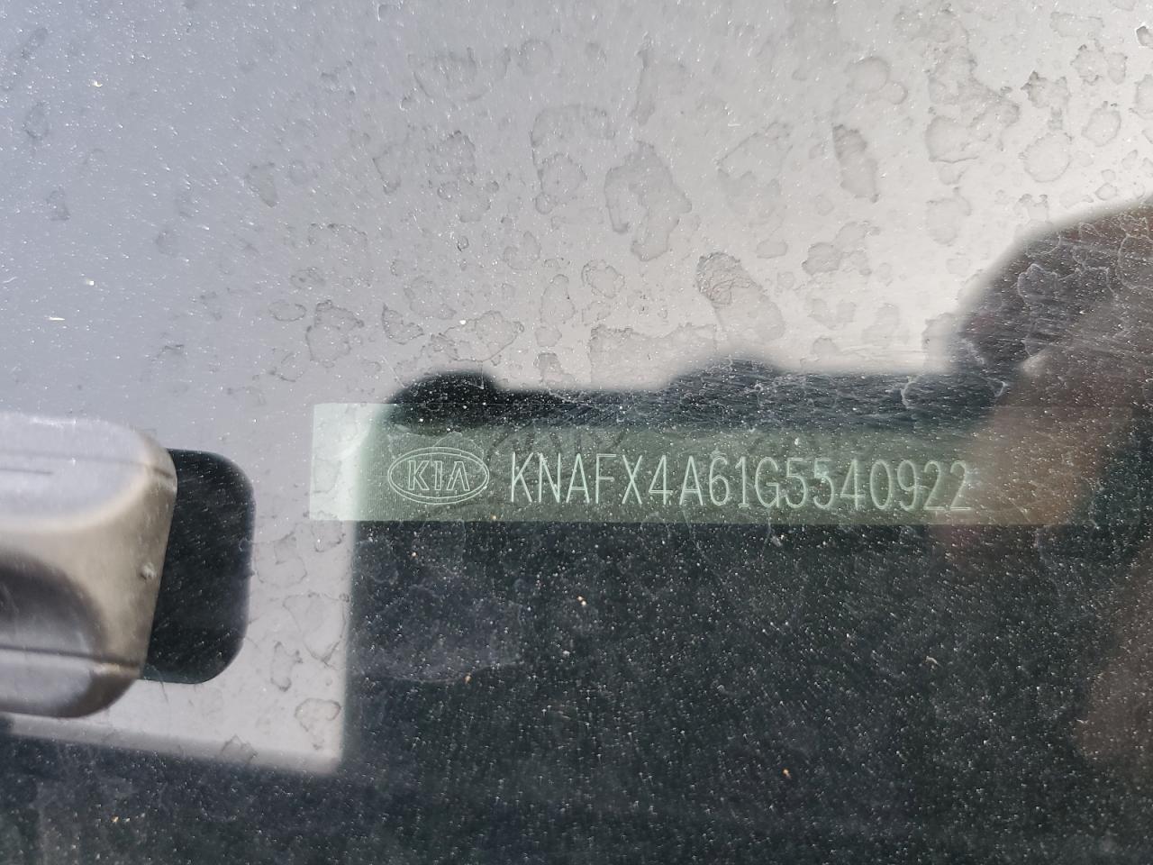 2016 Kia Forte Lx VIN: KNAFX4A61G5540922 Lot: 67338614