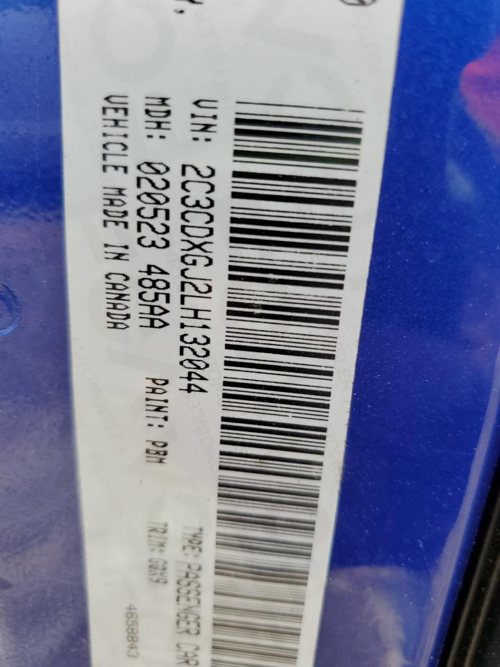 2020 Dodge Charger Scat Pack VIN: 2C3CDXGJ2LH132044 Lot: 69852274