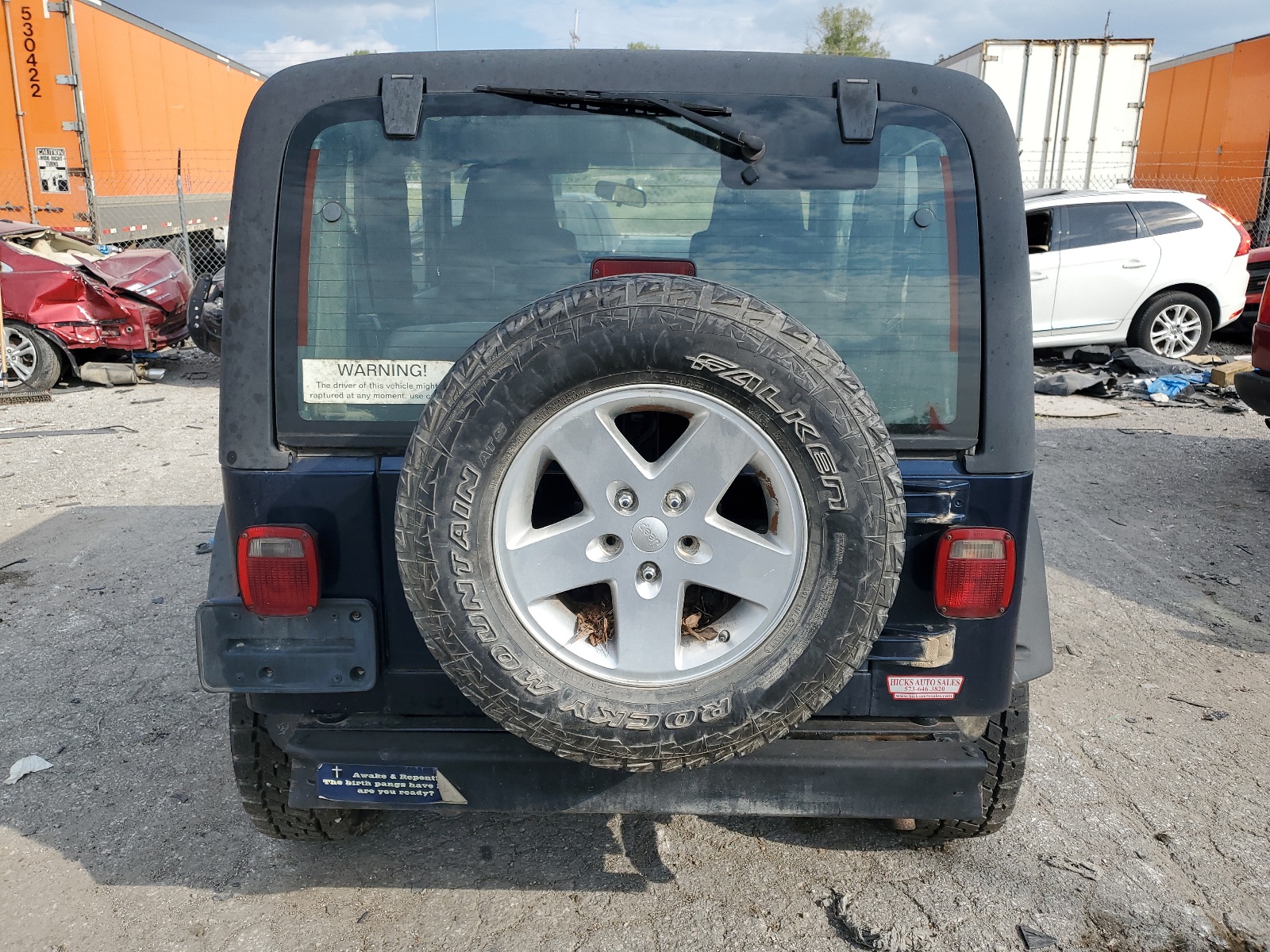 1J4FA49S53P347316 2003 Jeep Wrangler / Tj Sport