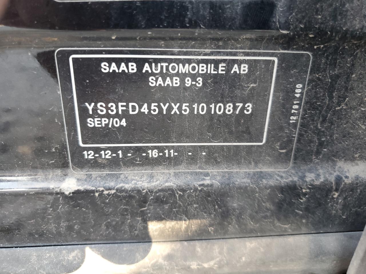 2005 Saab 9-3 - Image 13