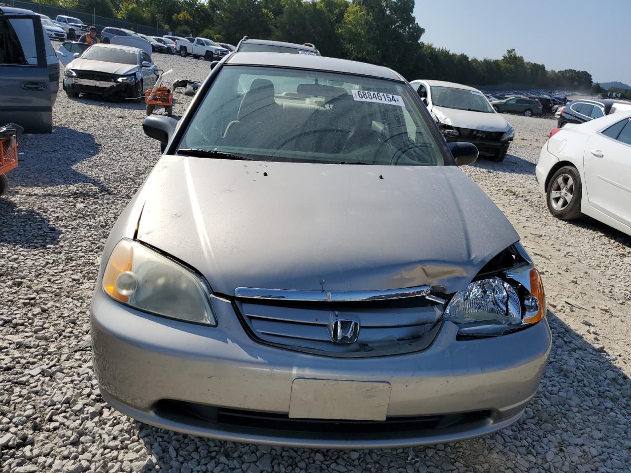 2003 Honda Civic Lx VIN: 1HGES16553L021827 Lot: 68846154