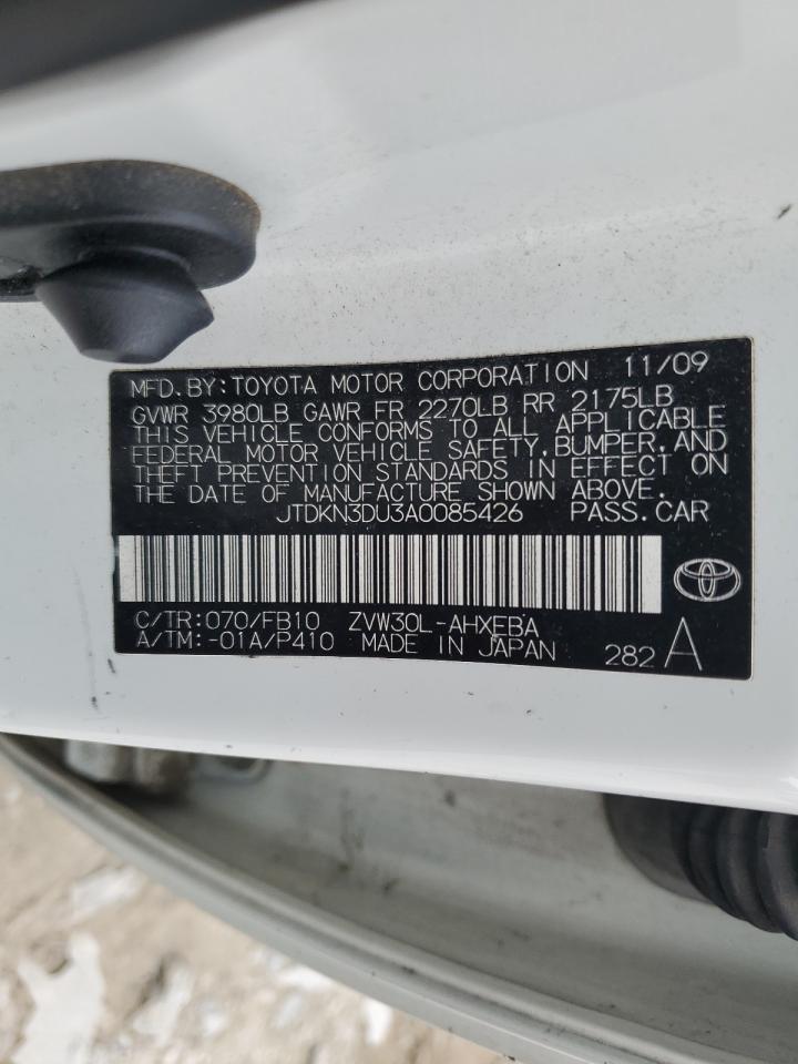 2010 Toyota Prius VIN: JTDKN3DU3A0085426 Lot: 67662594