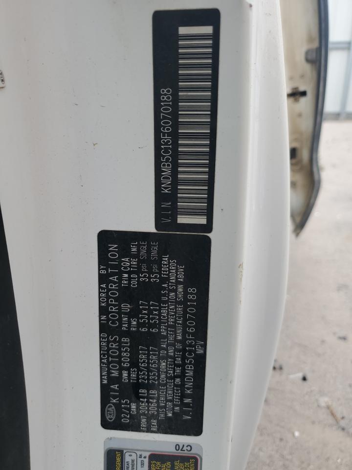 KNDMB5C13F6070188 2015 Kia Sedona Lx