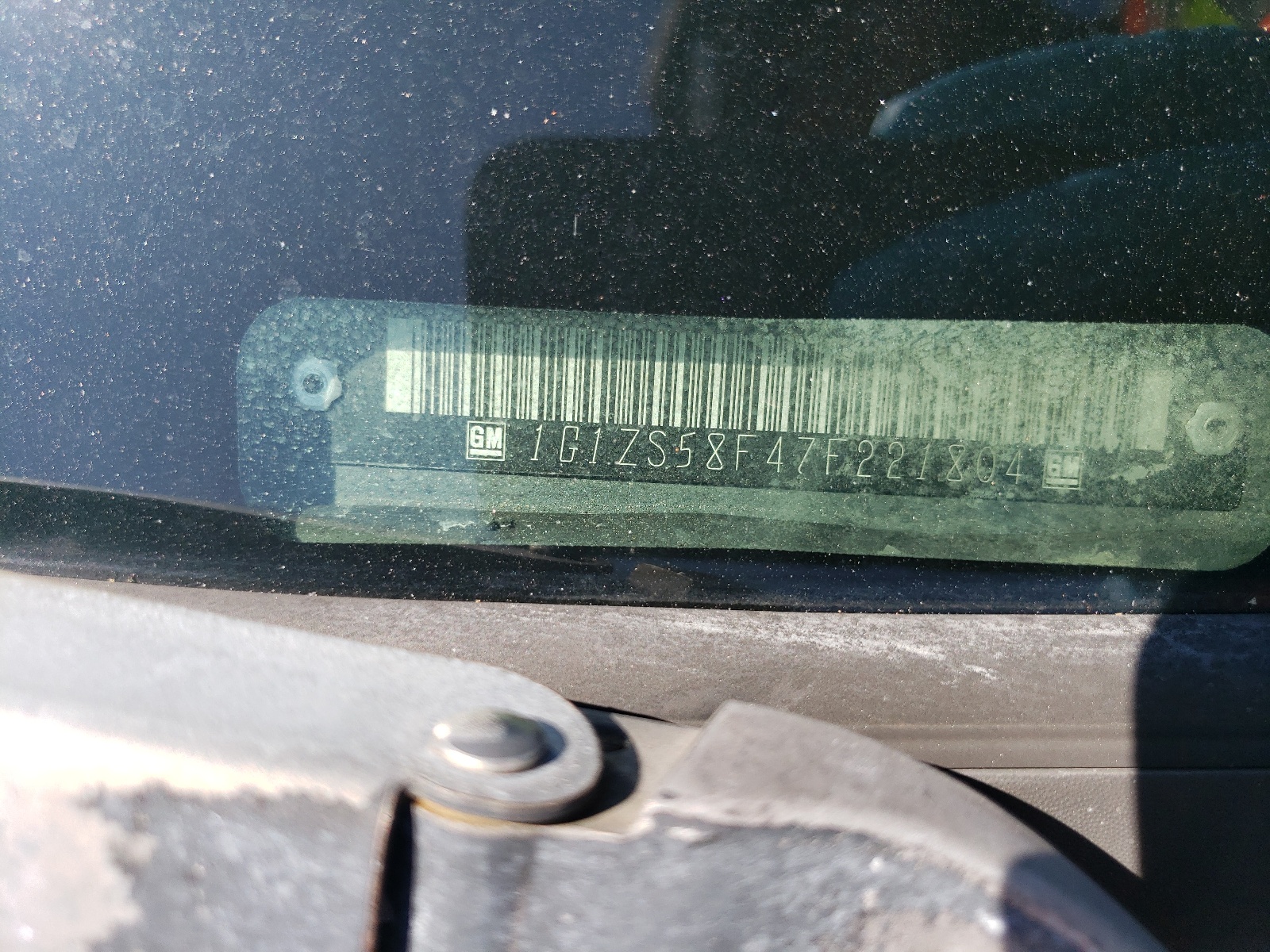 1G1ZS58F47F221804 2007 Chevrolet Malibu Ls