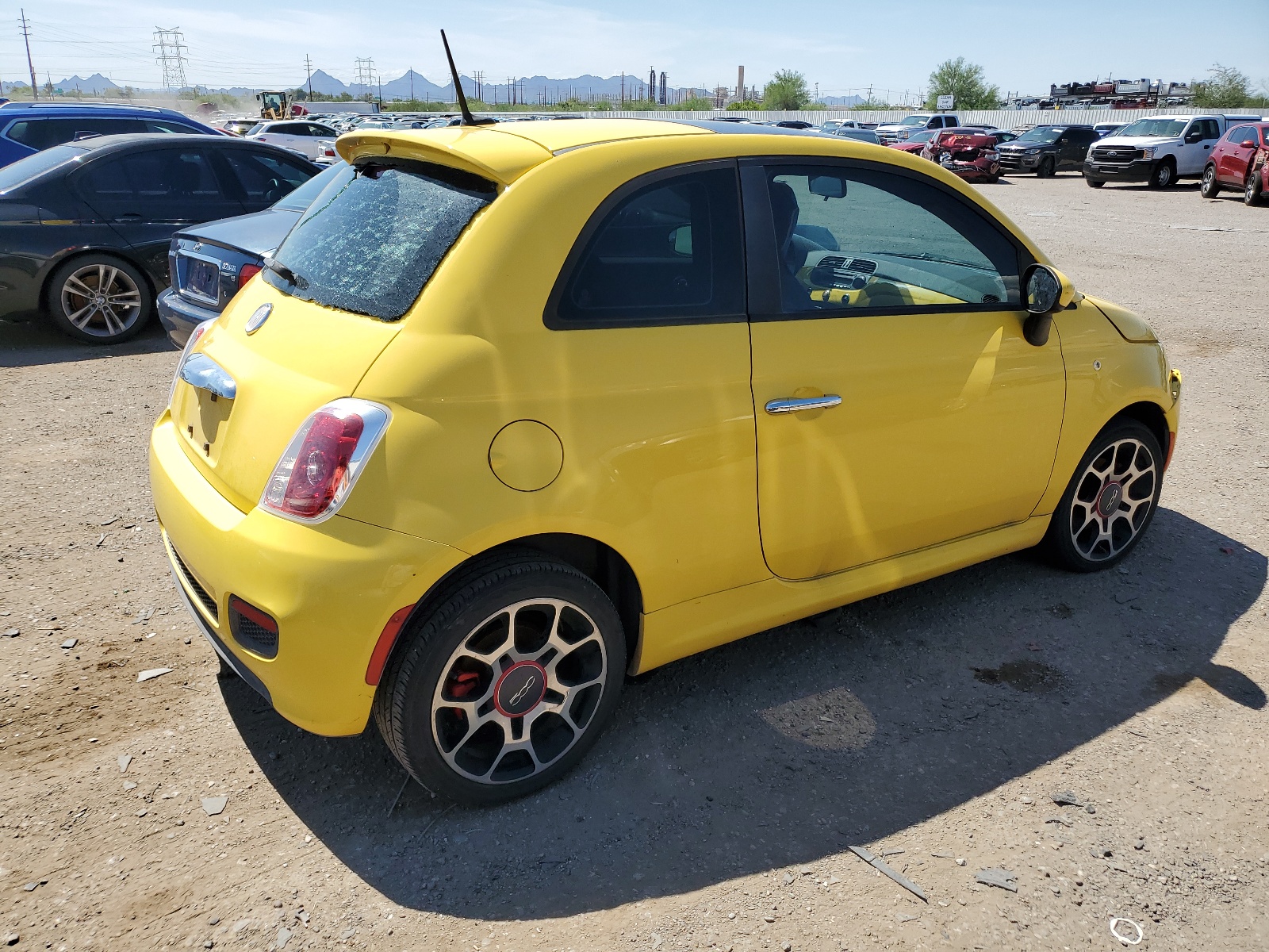 2012 Fiat 500 Sport vin: 3C3CFFBR1CT340344