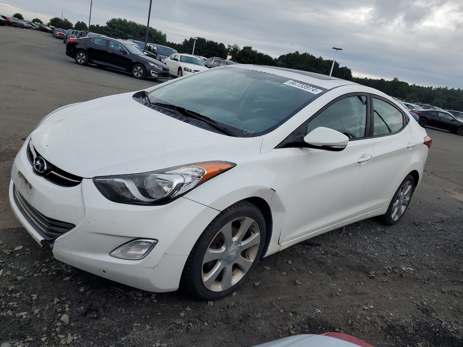 2013 Hyundai Elantra Gls vin: 5NPDH4AE7DH434856